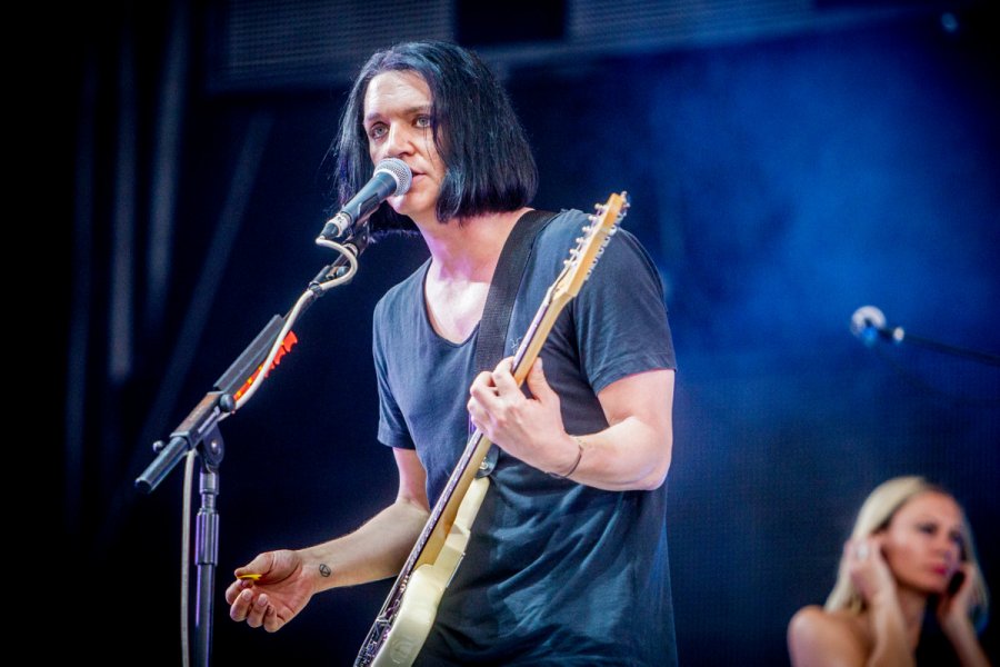 Brian Molko z kapely Placebo, foto: Csudai Sándor, zdroj: sziget