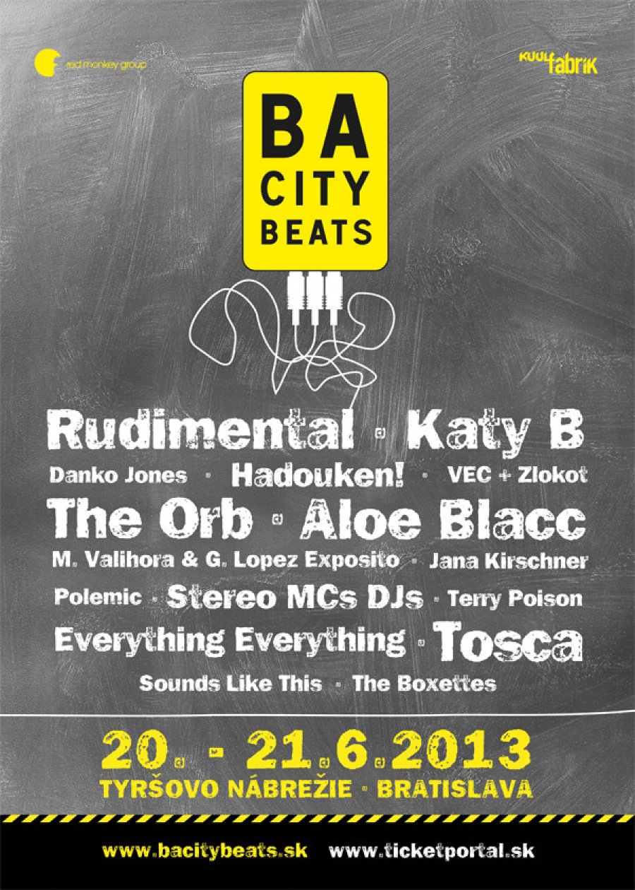 Bratislava má nový festival, BA City Beats ponúkne Katy B, Rudimental aj Aloe Blacca Bratislava má nový festival, BA City Beats ponúkne Katy B, Rudimental aj Aloe Blacca