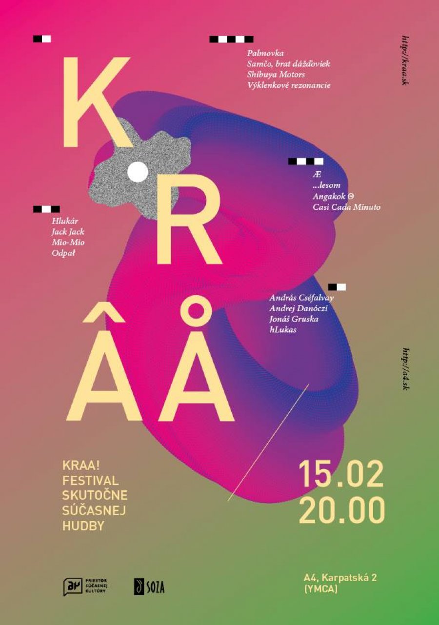 Festival KRAA! v A4 bude maratónom nových zvukov Festival KRAA! v A4 bude maratónom nových zvukov
