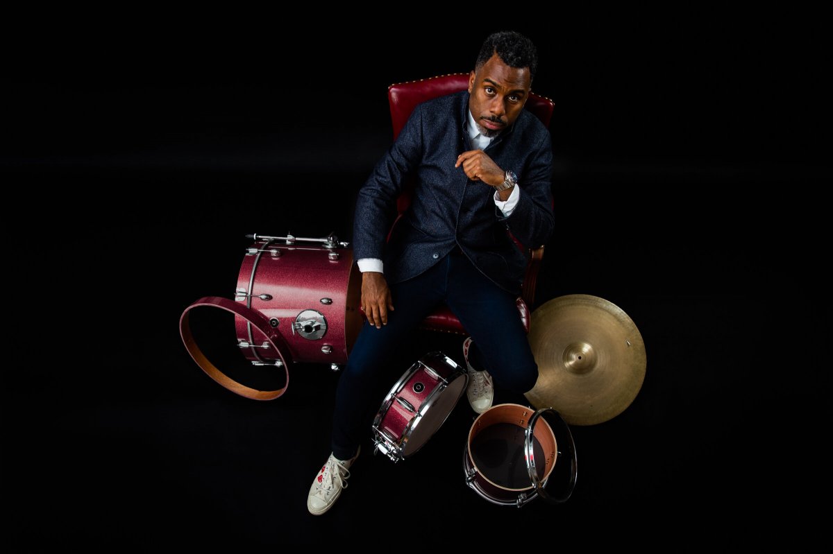 Geniálny bubeník Nate Smith na jarných jazzákoch | Autor: Cory Dewald Geniálny bubeník Nate Smith na jarných jazzákoch