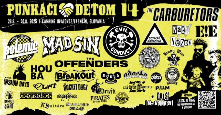 Punkáči deťom 2025